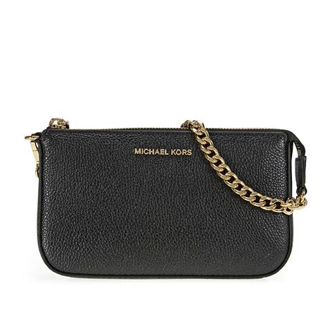 shiny black michael kors purse|Michael Kors black clutch.